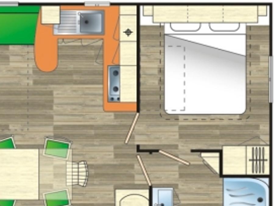 Mobilhome 2 personnes - Super Cordélia 1