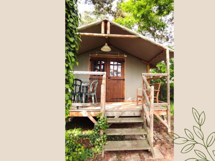 Bungalow toilé 2 personnes - Cabane bohème 1