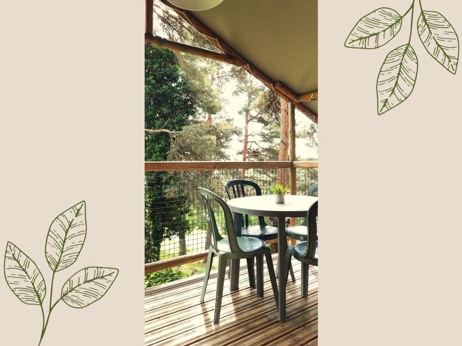 Bungalow toilé 2 personnes - Cabane bohème 2