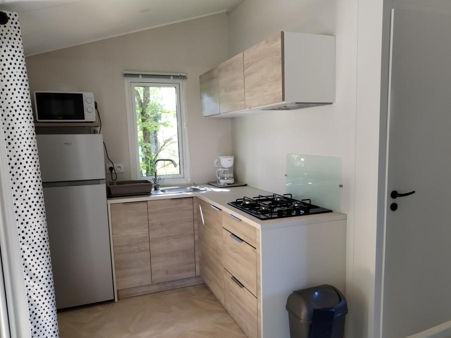 Mobilhome 4 personnes - Mobil home BAHIA - 2 chambres 27 m² 4 pers 1