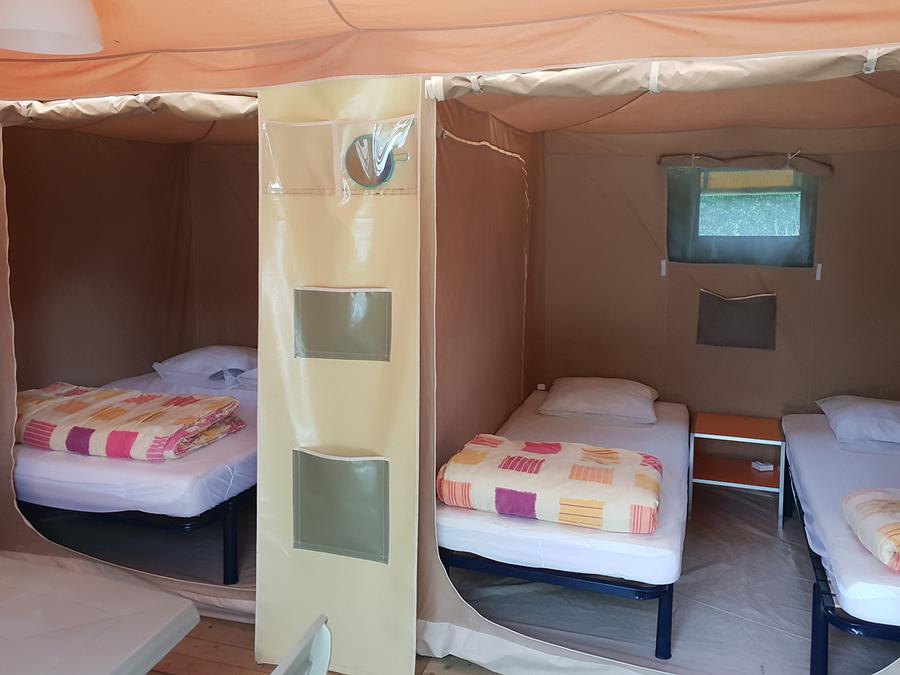 Bungalow toilé 4 personnes - Bungalow toilé - sans sanitaires - 20m² 4 pers 4