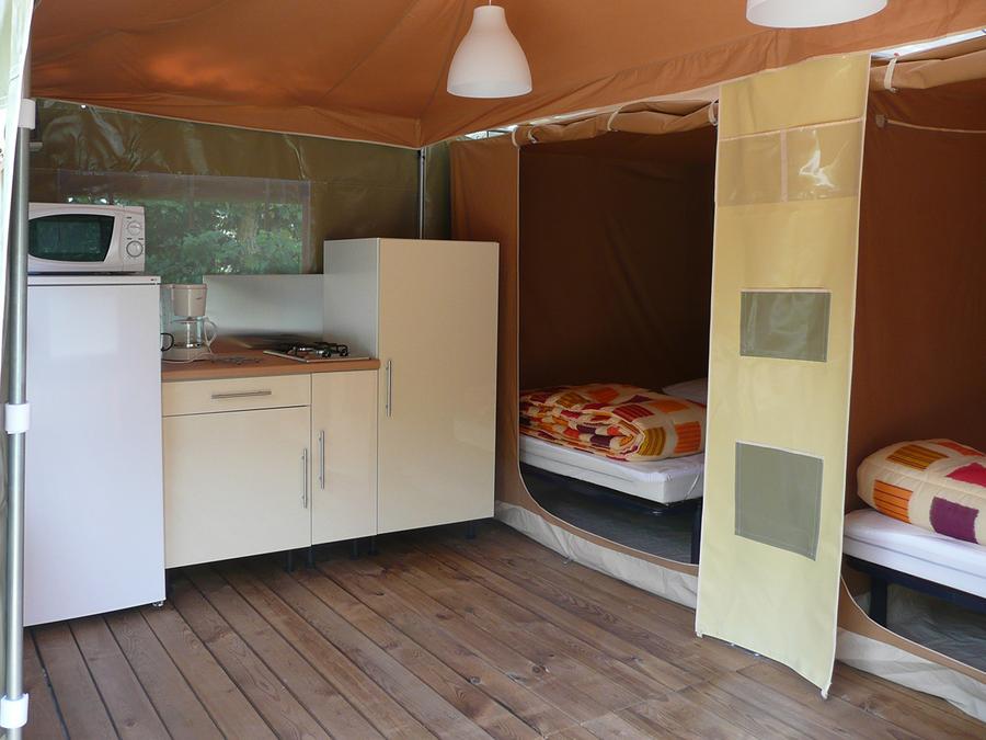 Bungalow toilé 4 personnes - Bungalow toilé - sans sanitaires - 20m² 4 pers 3