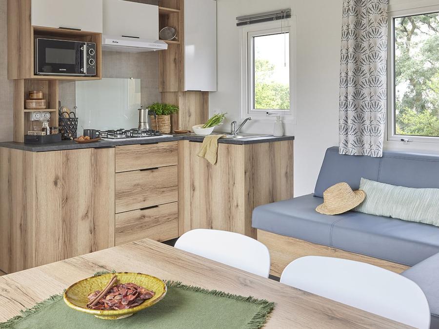 Mobilhome 8 personnes - Mobil Home Premium - 4 chambres - 2 salles d'eau avec clim et lave-vaisselle 8 pers 0