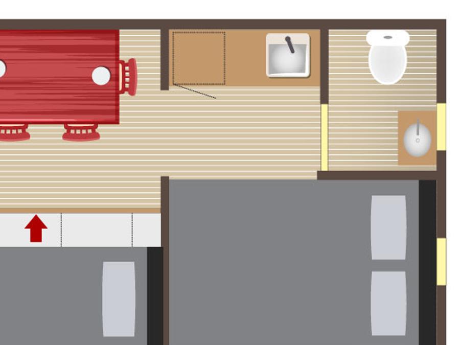 Hébergement 4 personnes - CABANE FORESTIÈRE sans sanitaires 8