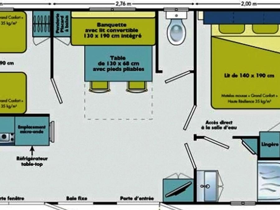 Mobilhome 4 personnes - RIVIERA 5