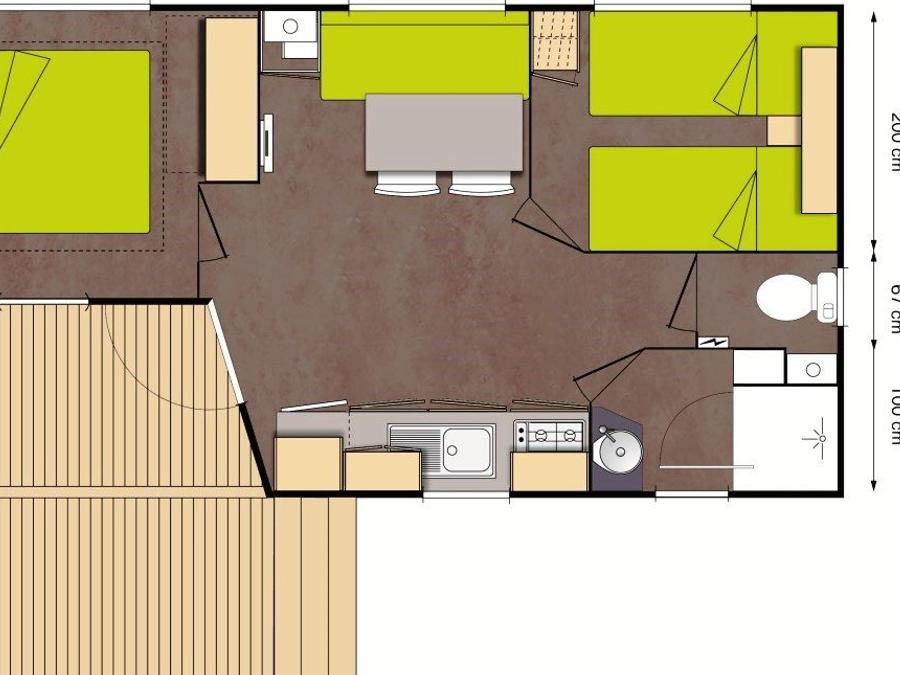 Mobilhome 4 personnes - OPHEA 5