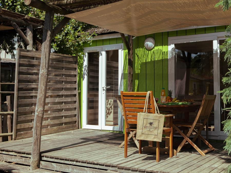 Mobilhome 3 personnes - Paillotte BAYA PREMIUM 7