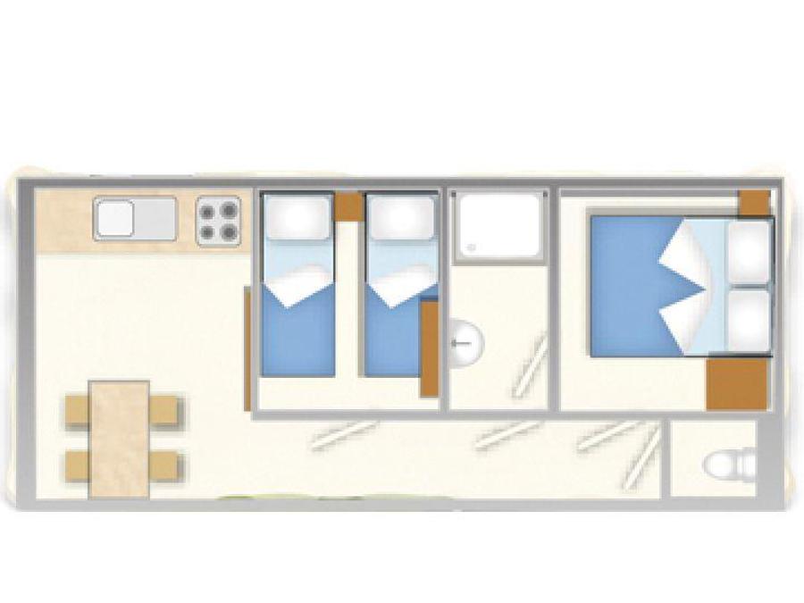 Mobilhome 4 personnes - BAIA CLASSIC NEW 6