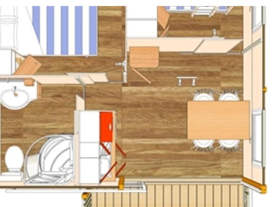 Chalet 4 personnes - Nemo - 20m² - 2 chambres 8