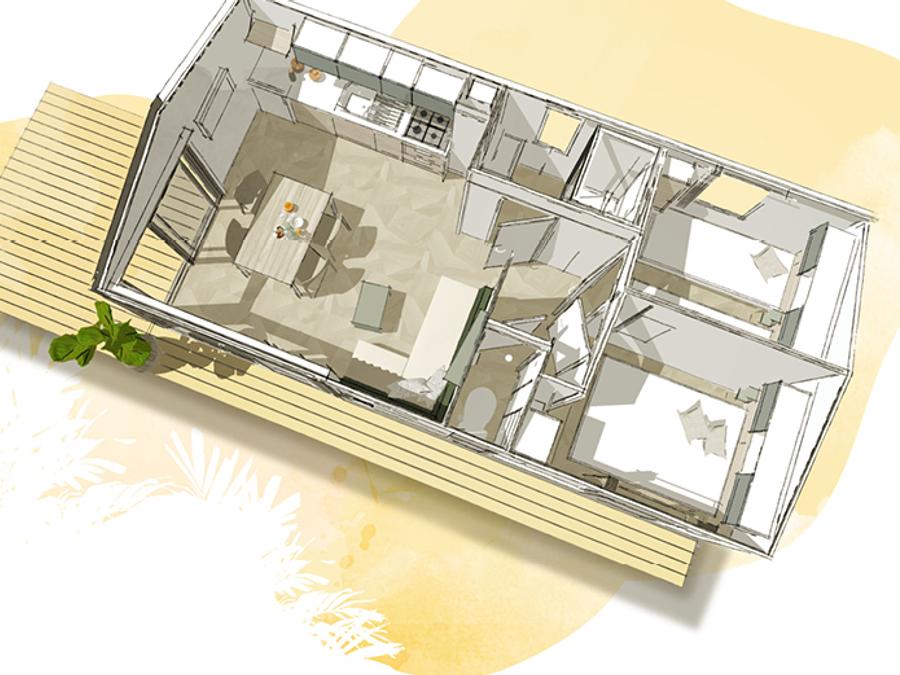 Mobilhome 4 personnes - Panoramic - 2 chambres 7