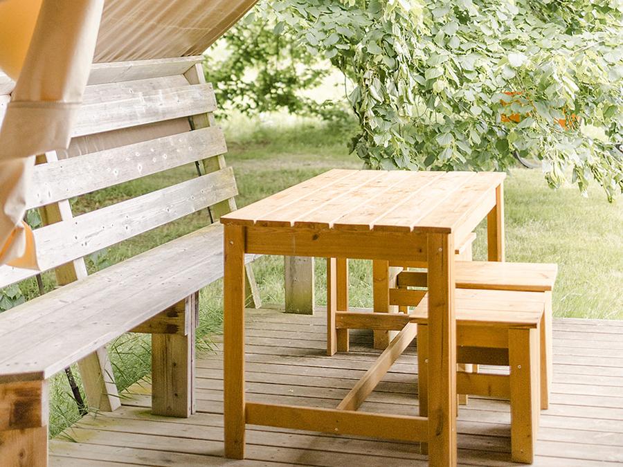 Bungalow toilé 4 personnes - Lodge 21m² (sans sanitaires privatifs) 2/5 pers 9