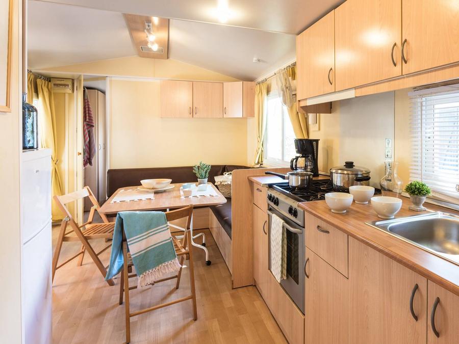 Mobilhome 6 personnes - Mobil-home | Comfort | 3 Ch. | 6 Pers. | Terrasse surélevée | Clim. 9
