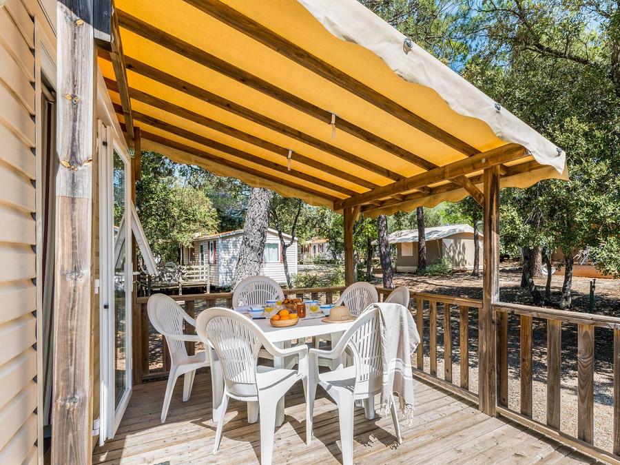 Mobilhome 6 personnes - Classic | 3 Ch. | 6 Pers. | Terrasse surélevée | Clim. 2