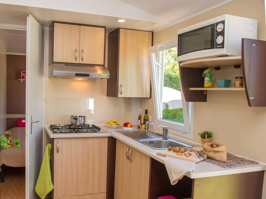 Mobilhome 6 personnes - Classic | 3 Ch. | 6 Pers. | Terrasse simple | Clim. 1
