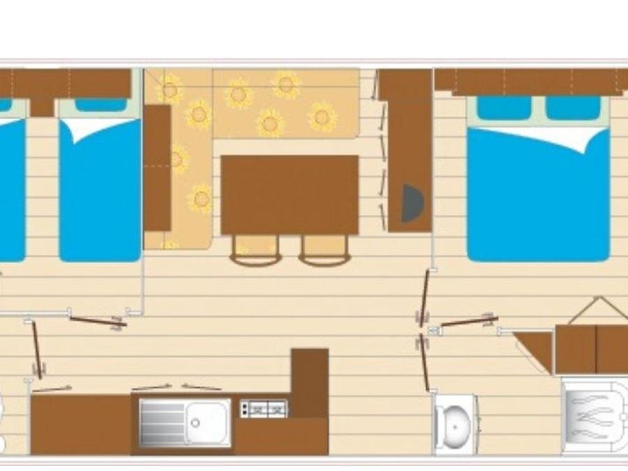 Mobilhome 6 personnes - 2 chambres 4/6 places 3