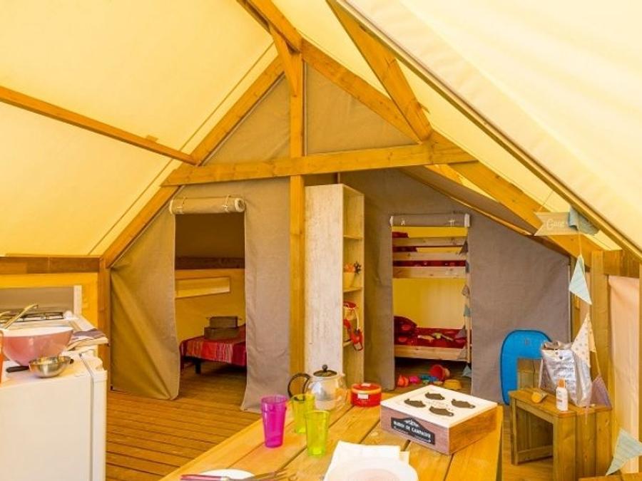 Bungalow toilé 4 personnes - Junior 2 chambres 17m² - sans sanitaires 1