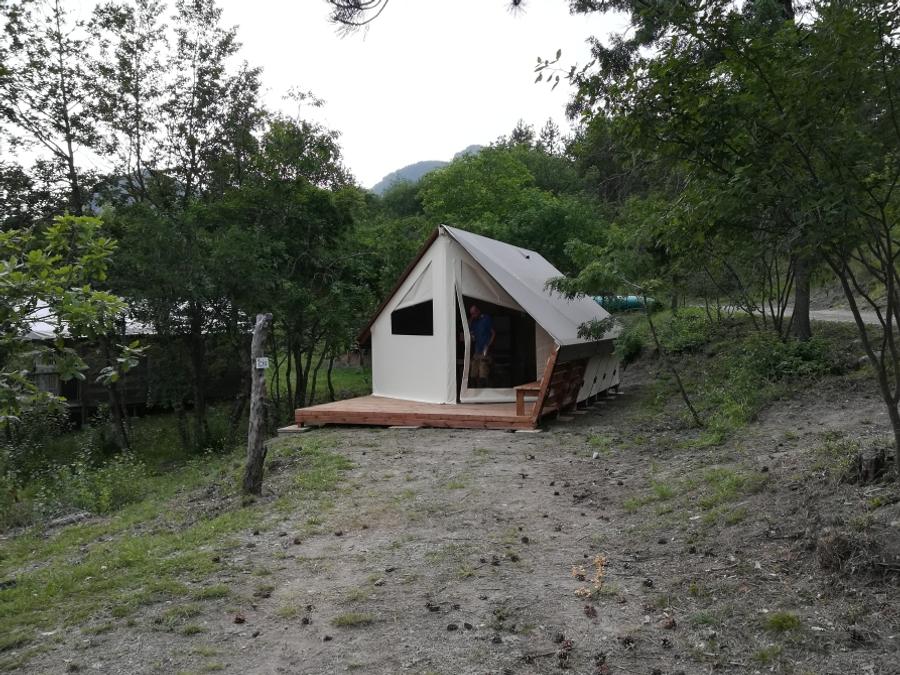 Tente 4 personnes - Tente junior Standard 21m² (sans sanitaire) 2 chambres + terrasse 0