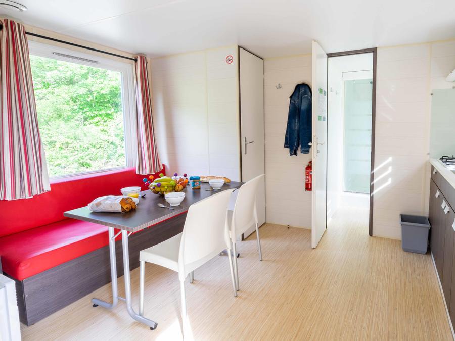 Mobilhome 4 personnes - Mobil-home Confort 29m² 2 chambres + terrasse 5
