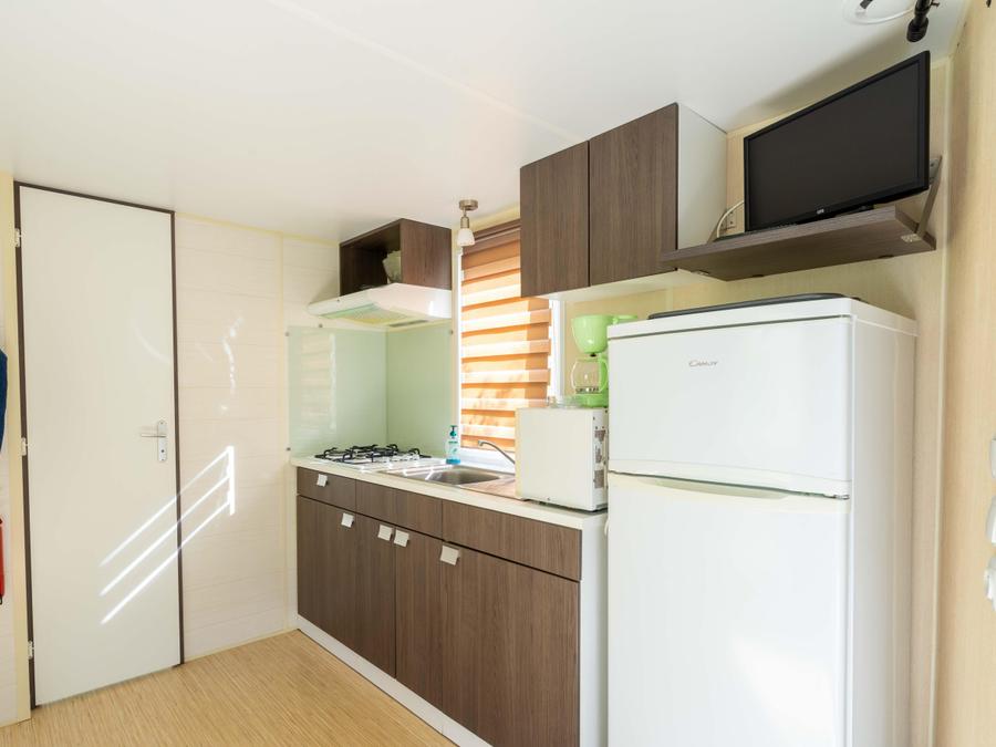Mobilhome 4 personnes - Mobil-home Confort 29m² 2 chambres + terrasse 3