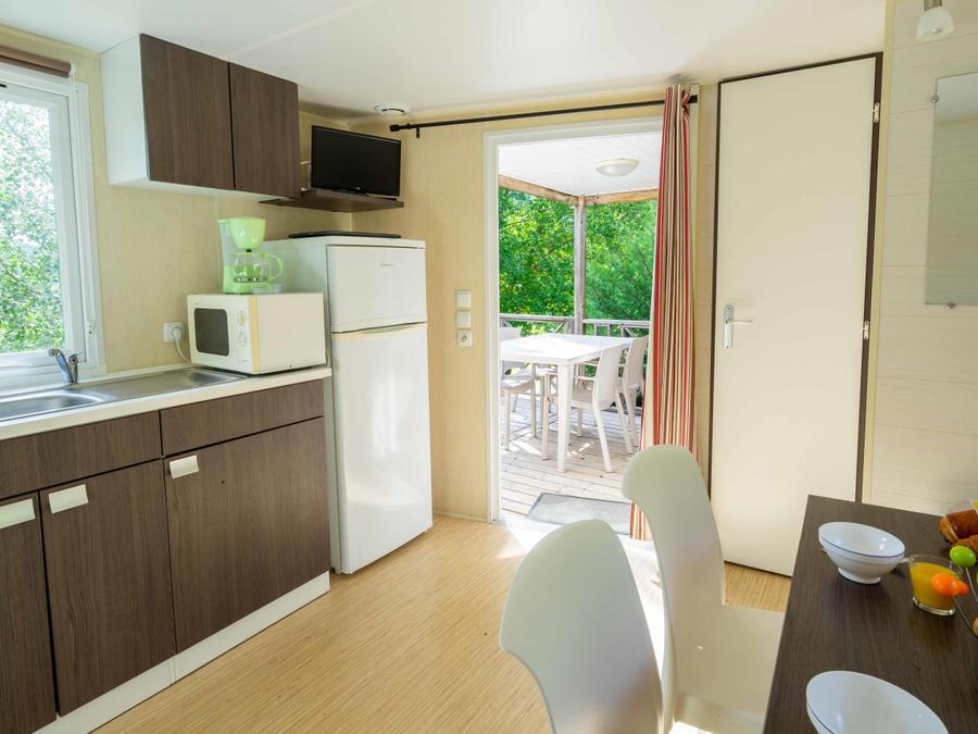 Mobilhome 4 personnes - Mobil-home Confort 29m² 2 chambres + terrasse 4
