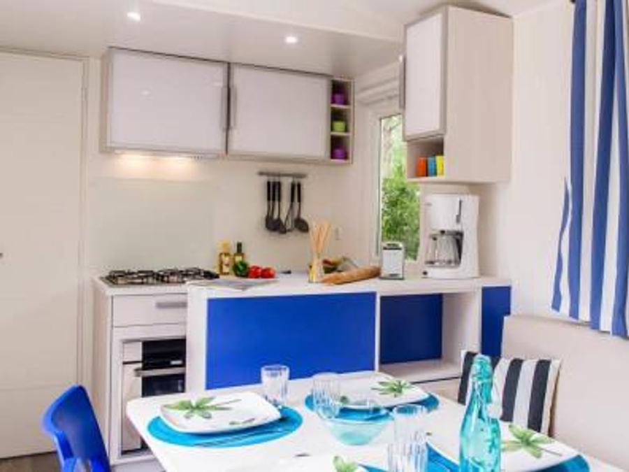 Mobilhome 4 personnes - Mobil-home Confort 26m² 2 chambres + terrasse semi-couverte 2