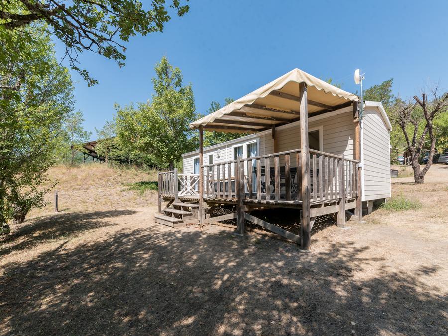 Mobilhome 4 personnes - Mobil-home Confort 26m² 2 chambres + terrasse semi-couverte 0