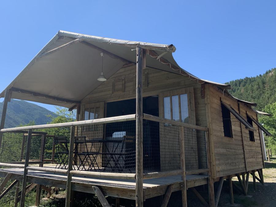 Lodge 4 personnes - Cabane Lodge sur pilotis 34m² 2 chambres + terrasse 2