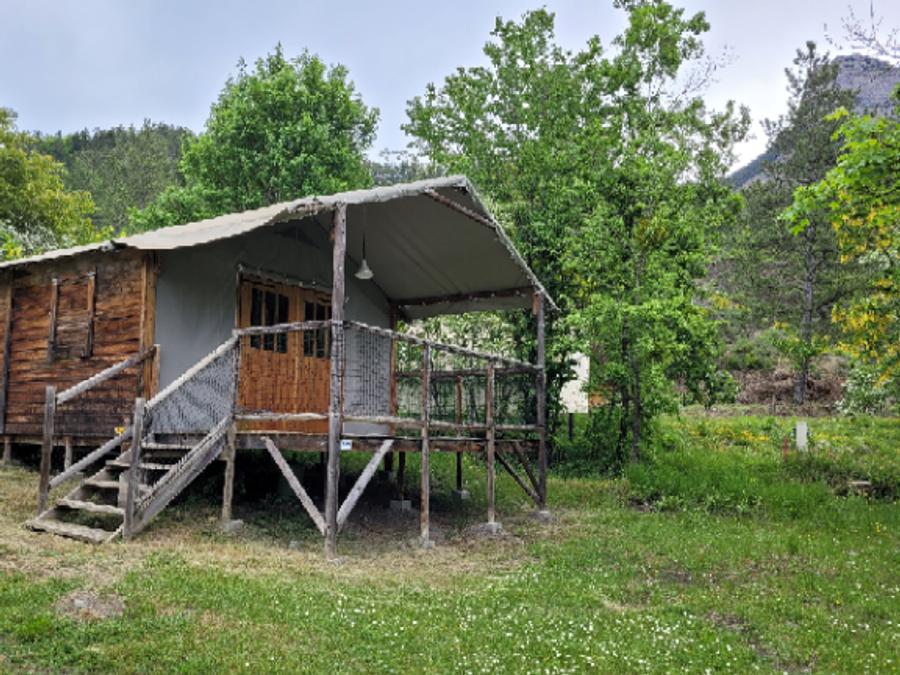 Lodge 5 personnes - Cabane Lodge sur Pilotis 34m² 2 chambres + terrasse 1