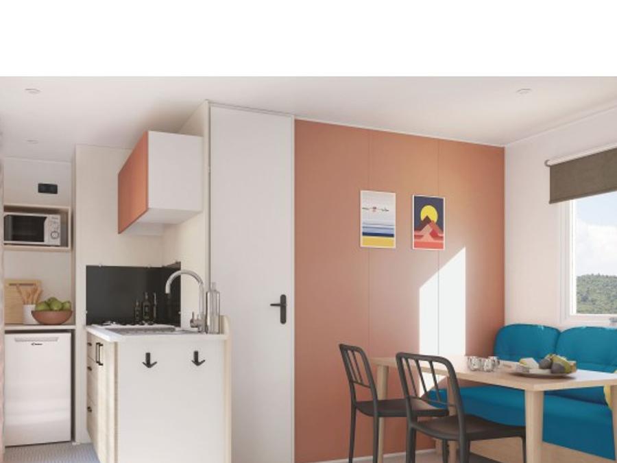 Mobilhome 4 personnes - 4 plus - 22m² - 2 chambres, terrasse semi-couverte 0