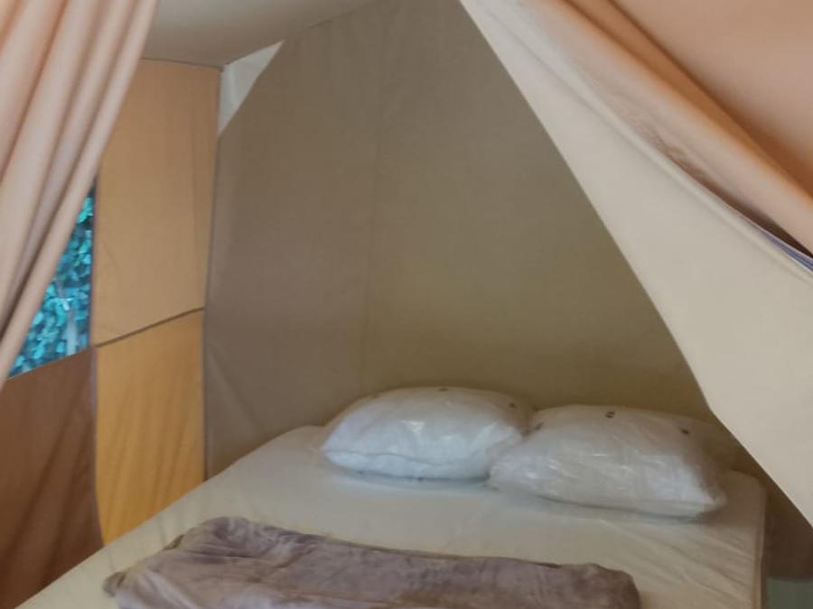 Tente en toile et en bois 5 personnes - Ecolodge 2