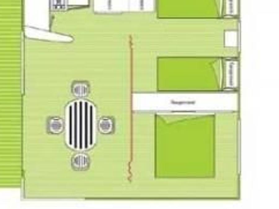 Tente 4 personnes - Cyrus 2 chambres 3