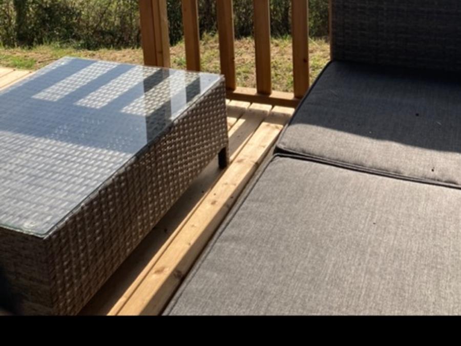 Tente en toile et en bois 4 personnes - Woodlodge Vue Loire Confort 26m² - 2 chambres + terrasse 4 pers 5