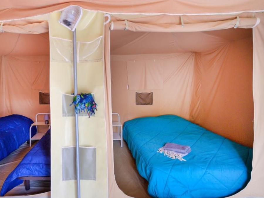 Tente 4 personnes - Tente Caraïbe Standard 16m² /2 chambres ( sans sanitaires) 4 pers 2