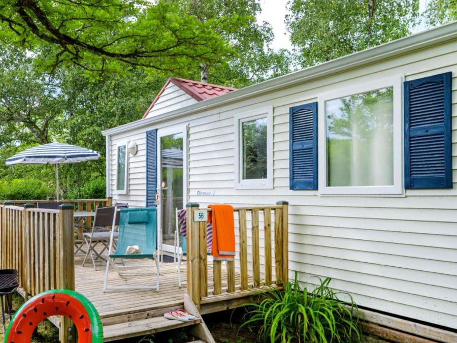 Mobilhome 4 personnes - Mobil-home 34m² / 2 chambres - Terrasse (adapté personne à mobilité réduite) Vue Loire 4 pers 0