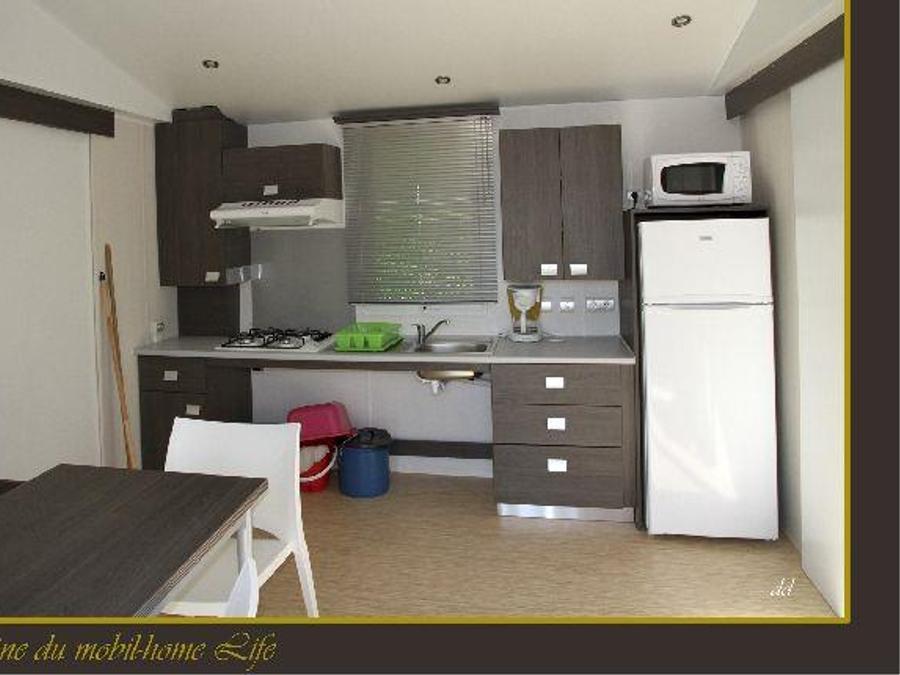 Mobilhome 4 personnes - Mobil-home 34m² / 2 chambres - Terrasse (adapté personne à mobilité réduite) Vue Loire 4 pers 3