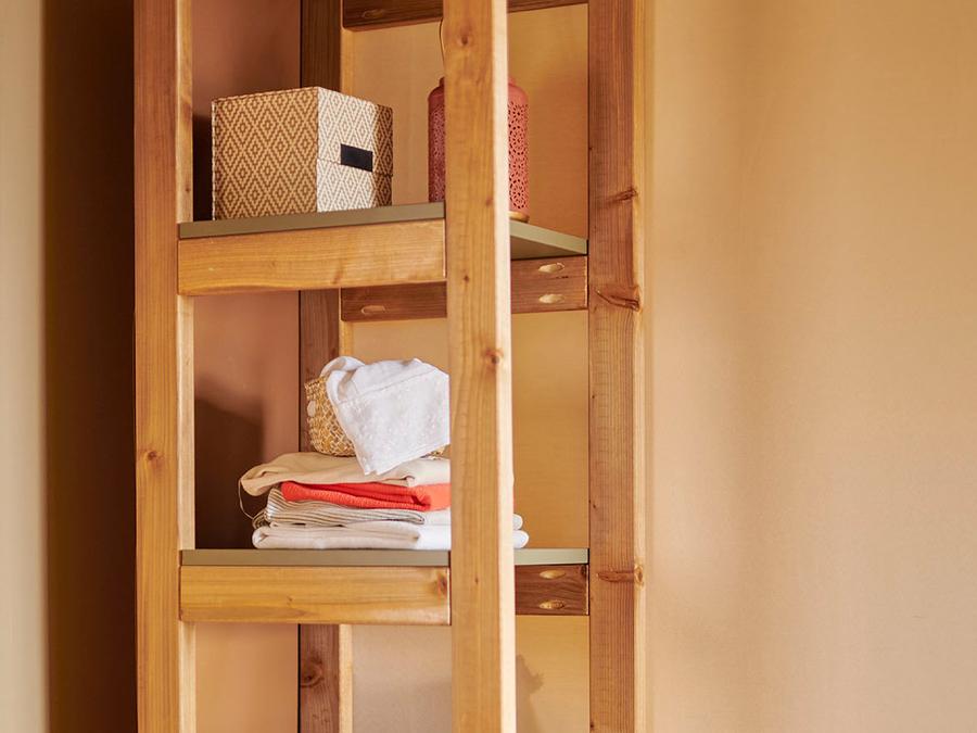 Tente en toile et en bois 6 personnes - Woodlodge Vue Loire Confort 34m² - 3 chambres + terrasse 6 pers 7