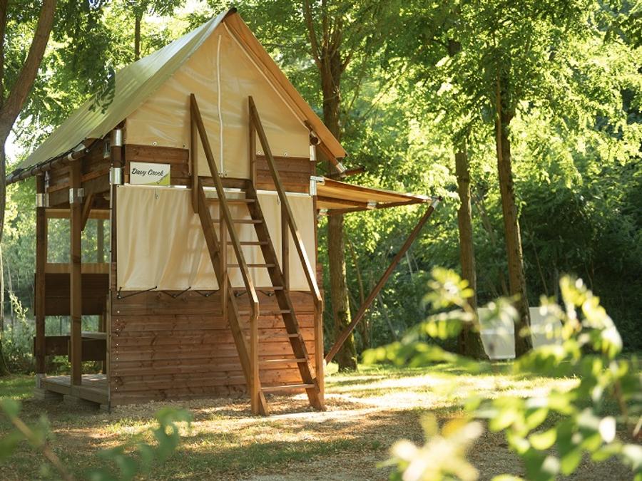 Tente 2 personnes - bivouac perché (sanitaires communs du camping) 7
