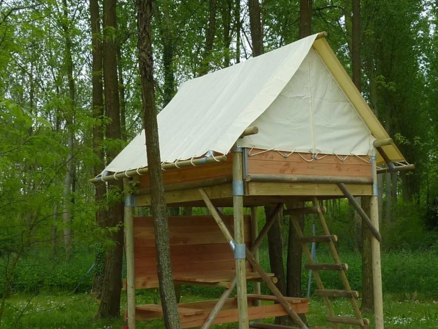 Tente 2 personnes - bivouac perché (sanitaires communs du camping) 5