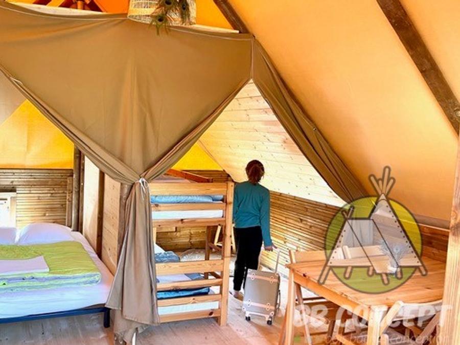 Bungalow toilé 4 personnes - Bungalow Amazone à la nuitée 2