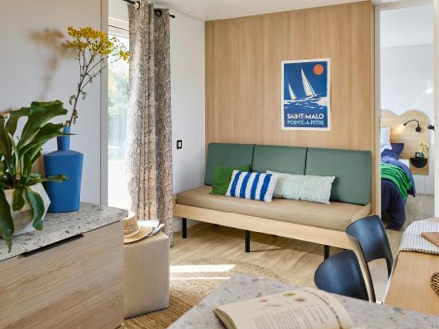 Mobilhome 6 personnes - Mobil-home Seychelles 3 chambres / climatisation, lave-vaisselle, 2 sdb 1