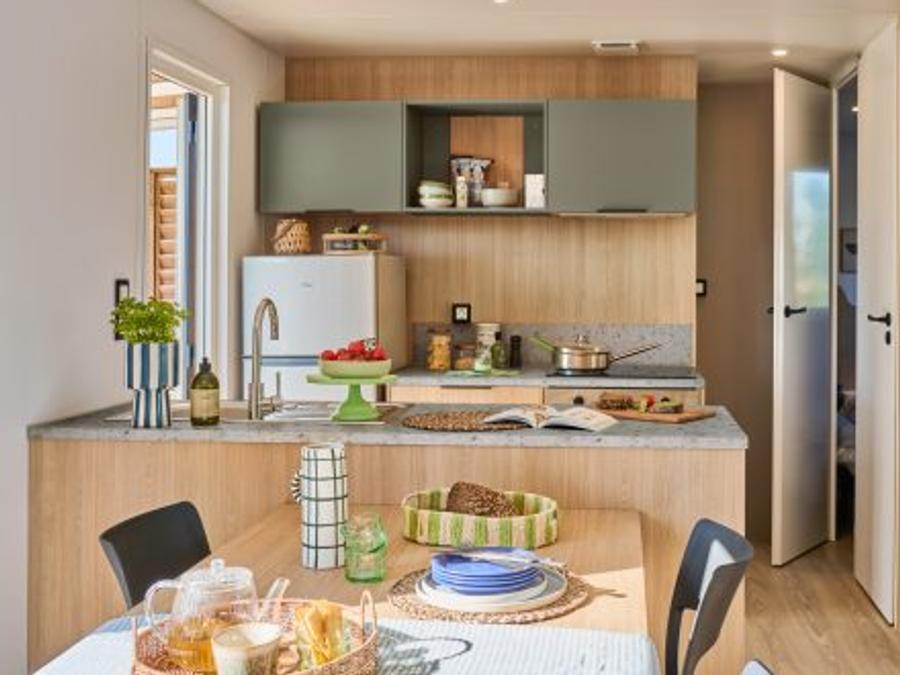 Mobilhome 6 personnes - Mobil-home Seychelles 3 chambres / climatisation, lave-vaisselle, 2 sdb 2