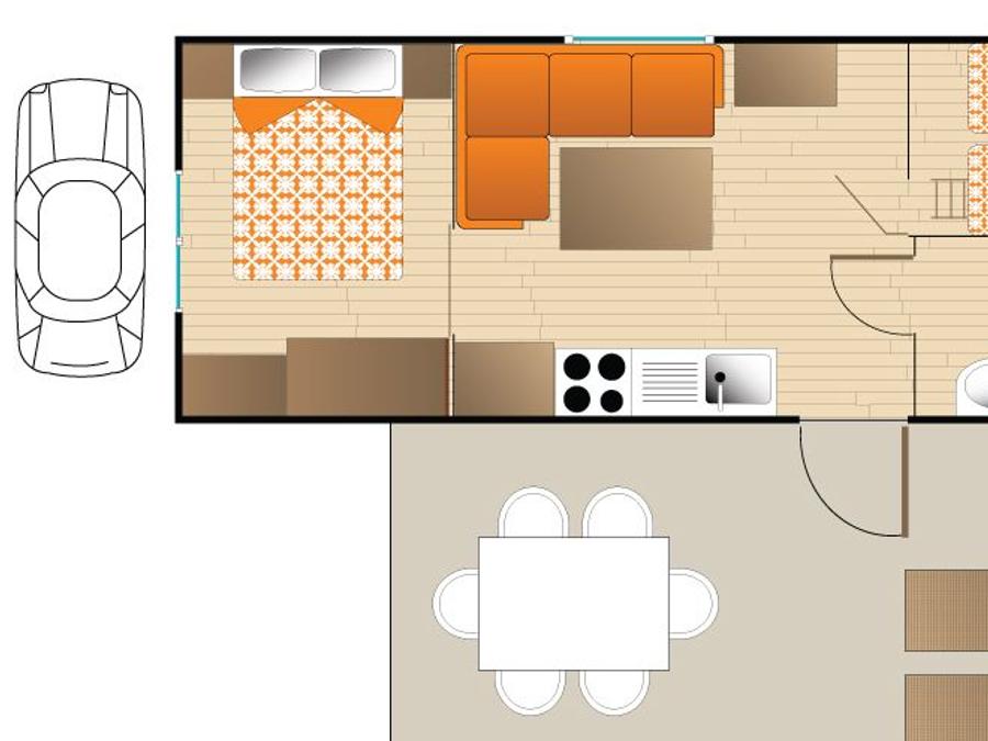 Mobilhome 4 personnes - MAUI COMFORT 5