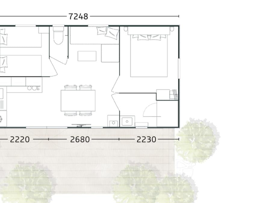 Mobilhome 4 personnes - Confort - 2 chambres 9