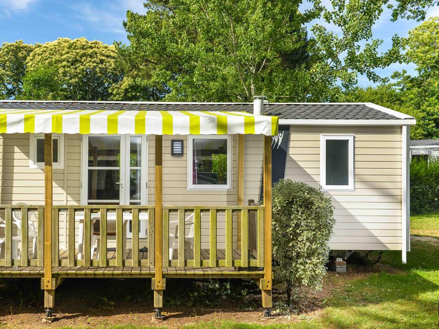 Mobilhome 4 personnes - Mobil-home Morgane Premium 33m² (2 chambres) + terrasse couverte 4 pers 1