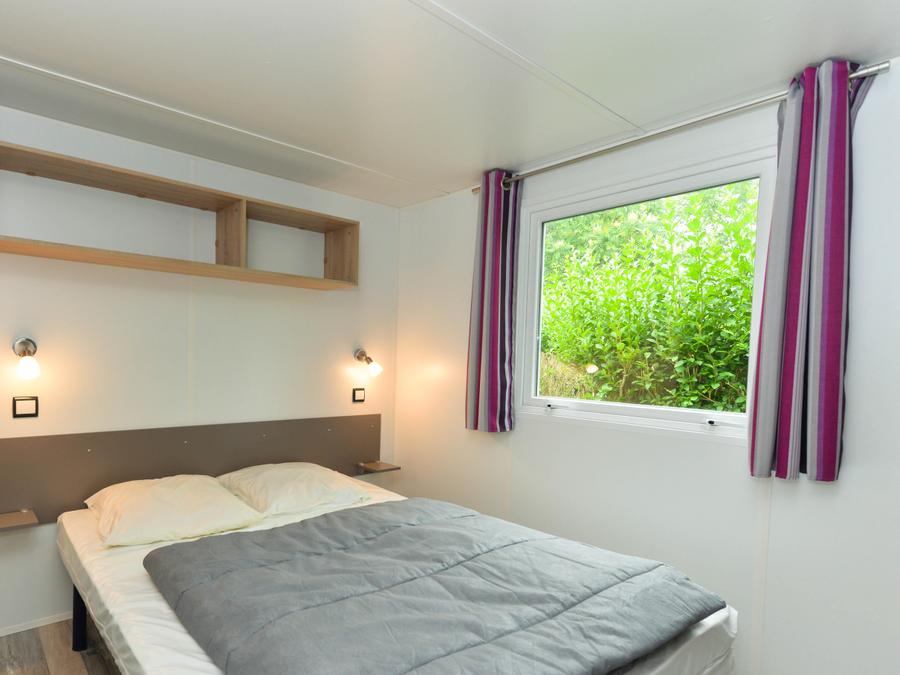 Mobilhome 4 personnes - Mobil-home Morgane Premium 33m² (2 chambres) + terrasse couverte 4 pers 4