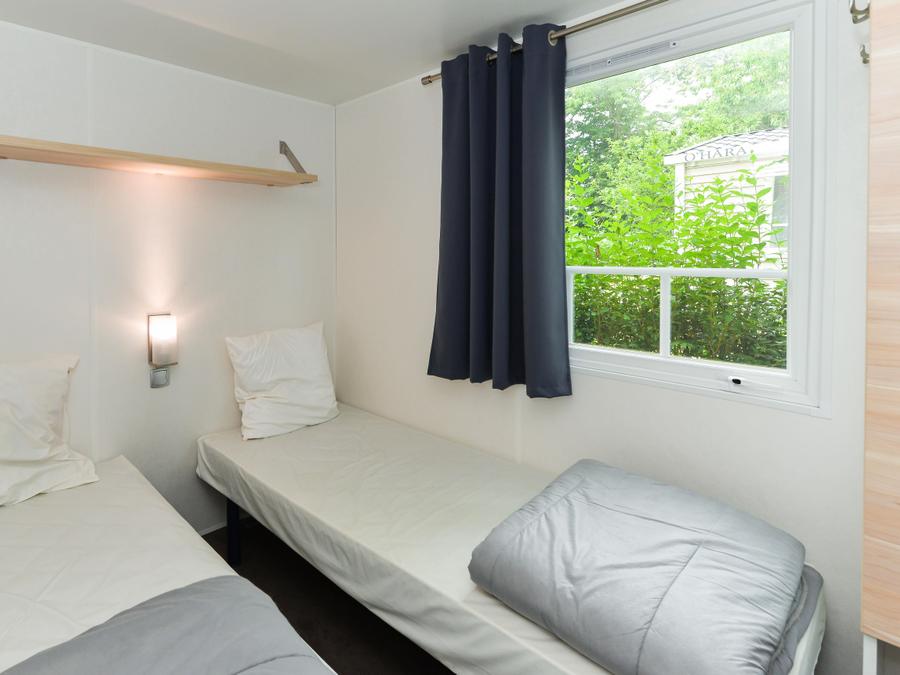 Mobilhome 4 personnes - Mobil-home Lancelot Standard 25m² (2 chambres) + terrasse semi couverte 4 pers 5