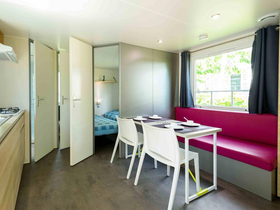 Mobilhome 4 personnes - Mobil-home Lancelot Standard 25m² (2 chambres) + terrasse semi couverte 4 pers 2