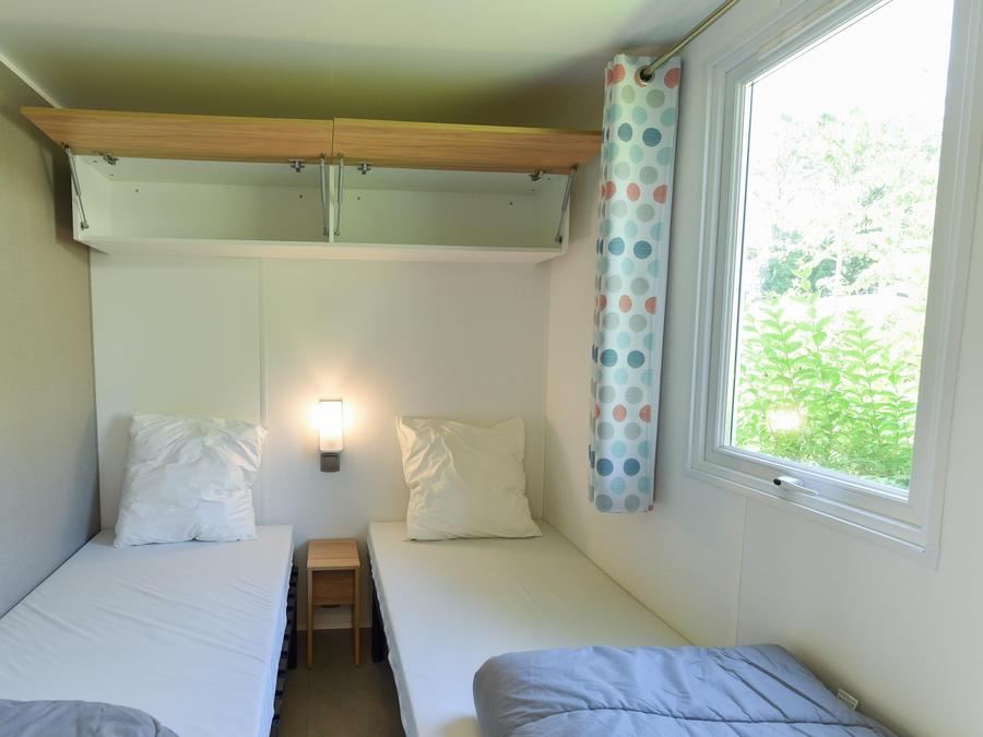 Mobilhome 4 personnes - Mobil-home Perceval Standard 29m² (2 chambres) + terrasse couverte + TV 8