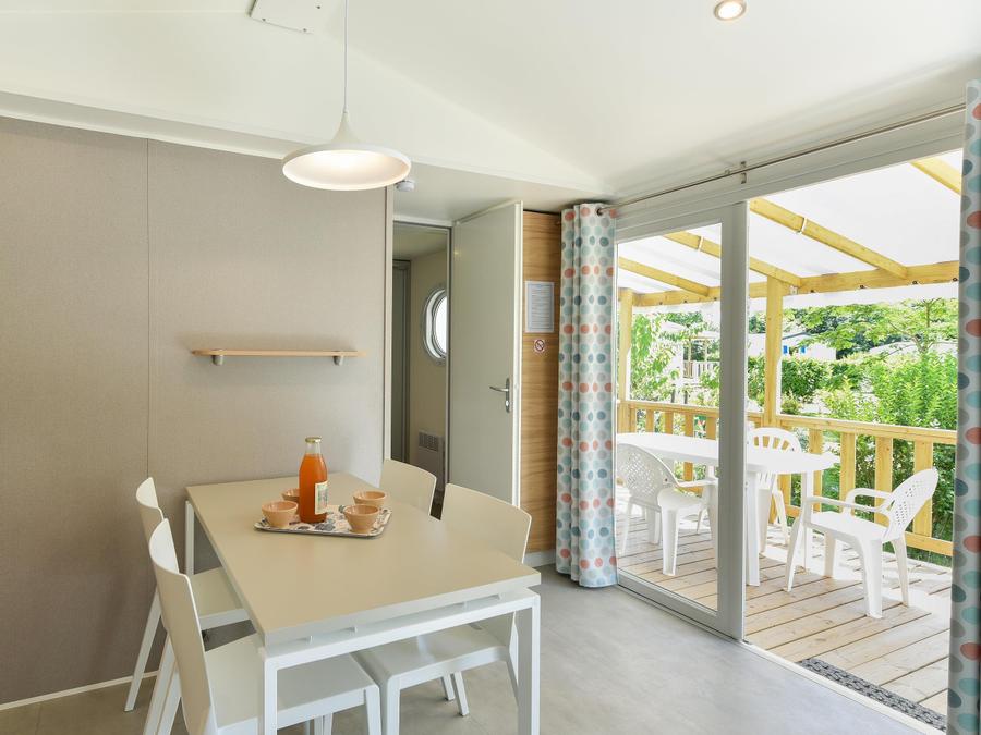 Mobilhome 4 personnes - Mobil-home Perceval Standard 29m² (2 chambres) + terrasse couverte + TV 3