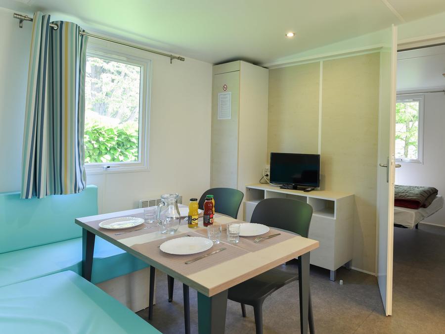Mobilhome 4 personnes - Mobil-home Caélia Standard 27m² (2 chambres) + terrasse couverte / Zone piétonne 4 pers 3